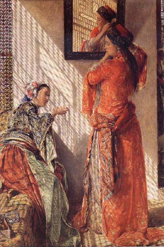 John Frederick Lewis Private Conversation China oil painting art